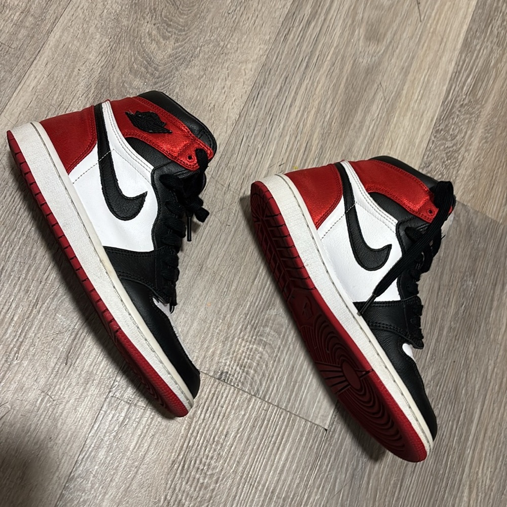 Women’s Jordan 1s Satin Red